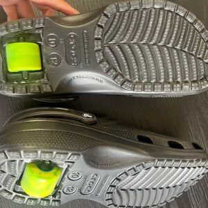 Heely CROCS Gray Loafers & Slip-Ons